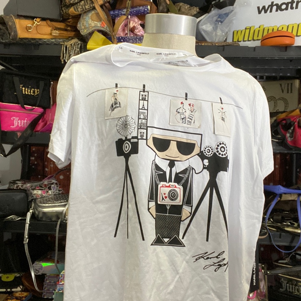 White Graphic Shoulder Bag with Unique Design